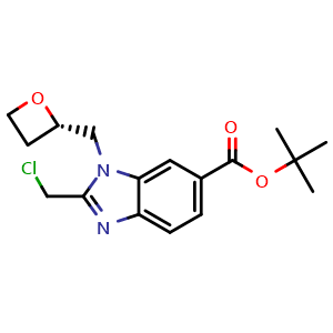 tert-Butyl (S)-2-(Chloromethyl)-1-(oxetan-2-ylmethyl)benzimidazole-6-carboxylate