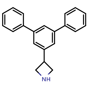 Chemical structure of 3-([1,1':3',1''-Terphenyl]-5'-yl)azetidine , AChemBlock X194470