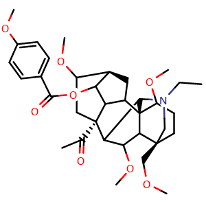 Chemical structure of Foresaconitine , CAS 73870-35-6, AChemBlock X194489