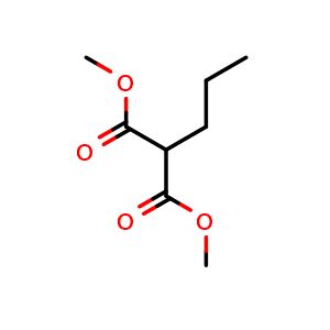 Chemical structure of Dimethyl 2-Propylmalonate , CAS 14035-96-2, AChemBlock X194506