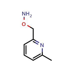Chemical structure of O-[(6-Methyl-2-pyridyl)methyl]hydroxylamine , CAS 792913-92-9, AChemBlock X194521