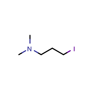 Chemical structure of 3-(Dimethylamino)propyl Iodide , CAS 66715-60-4, AChemBlock X194526