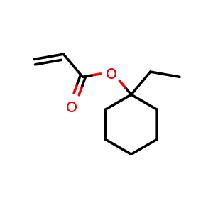 Chemical structure of 1-Ethylcyclohexyl Acrylate , CAS 251909-25-8, AChemBlock X194569