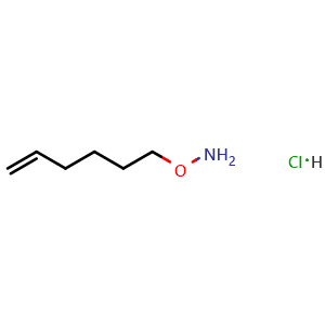 Chemical structure of O-(5-Hexenyl)hydroxylamine hydrochloride , AChemBlock X194592