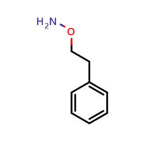 Chemical structure of O-Phenethylhydroxylamine , CAS 4732-11-0, AChemBlock X194668