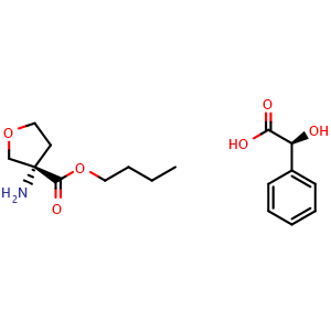 Butyl (S)-3-Aminotetrahydrofuran-3-carboxylate (S)-Mandelate