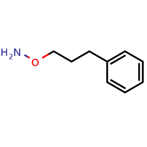 Chemical structure of O-(3-Phenylpropyl)hydroxylamine , CAS 94115-39-6, AChemBlock X194695