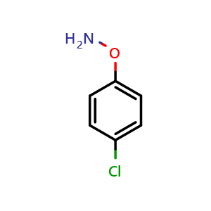 Chemical structure of O-(4-Chlorophenyl)hydroxylamine , CAS 36637-30-6, AChemBlock X194715