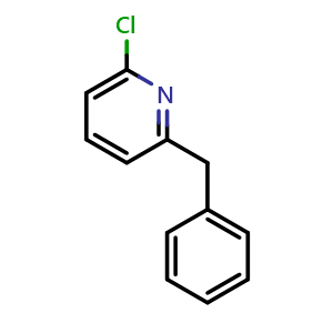 Chemical structure of 2-Benzyl-6-chloropyridine , CAS 74714-04-8, AChemBlock X194722