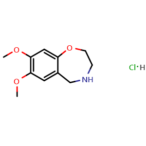 7,8-Dimethoxy-2,3,4,5-tetrahydrobenzo[f][1,4]oxazepine hydrochloride