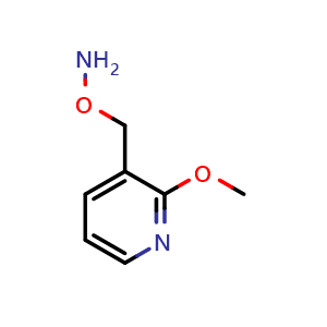 Chemical structure of O-[(2-Methoxy-3-pyridyl)methyl]hydroxylamine , CAS 1002750-85-7, AChemBlock X194810