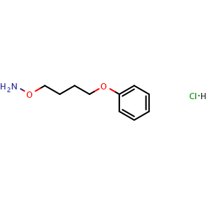 Chemical structure of O-(4-Phenoxybutyl)hydroxylamine hydrochloride , AChemBlock X194812