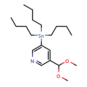 3-(Dimethoxymethyl)-5-(tributylstannyl)pyridine