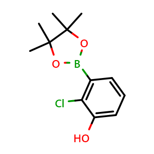 2-chloro-3-(4,4,5,5-tetramethyl-1,3,2-dioxaborolan-2-yl)phenol
