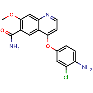4-(4-Amino-3-chlorophenoxy)-7-methoxyquinoline-6-carboxamide