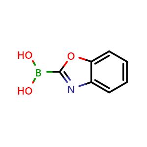 Chemical structure of Benzoxazole-2-boronic acid , CAS 401895-71-4, AChemBlock X194944