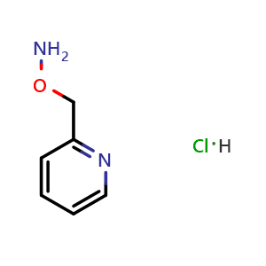 Chemical structure of O-(2-Pyridylmethyl)hydroxylamine hydrochloride , CAS 56715-43-6, AChemBlock X194947