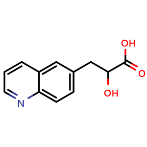 2-Hydroxy-3-(6-quinolyl)propanoic acid