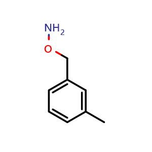 Chemical structure of O-(3-Methylbenzyl)hydroxylamine , CAS 5555-50-0, AChemBlock X194974