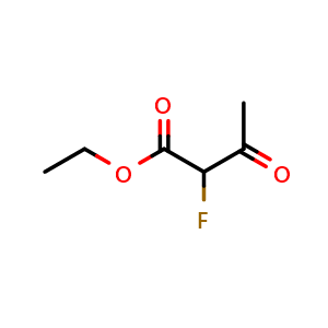 Chemical structure of Ethyl 2-Fluoroacetoacetate , CAS 1522-41-4, AChemBlock X195071
