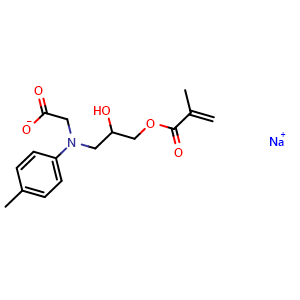 Sodium 2-[[2-Hydroxy-3-(methacryloyloxy)propyl](p-tolyl)amino]acetate