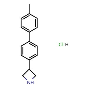 Chemical structure of 3-(4'-Methyl-4-biphenylyl)azetidine hydrochloride , AChemBlock X195119