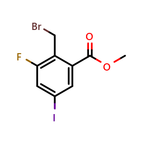 Methyl 2-(Bromomethyl)-3-fluoro-5-iodobenzoate