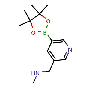 N-methyl-1-(5-(4,4,5,5-tetramethyl-1,3,2-dioxaborolan-2-yl)pyridin-3-yl)methanamine