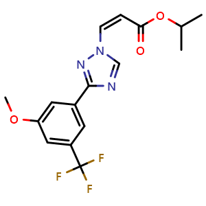 Chemical structure of KPT-185 , CAS 1333151-73-7, AChemBlock X195224