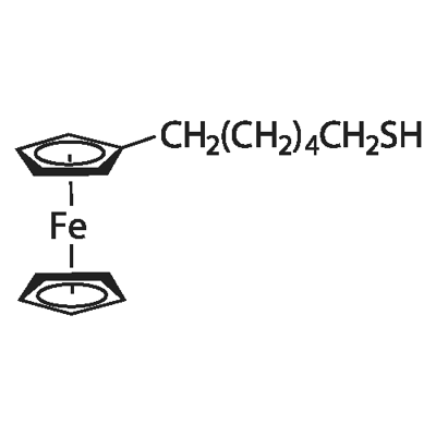 Chemical structure of 6-(Ferrocenyl)hexanethiol , CAS 134029-92-8, AChemBlock X195225