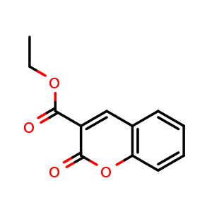 Chemical structure of Ethyl 3-coumarincarboxylate , CAS 1846-76-0, AChemBlock X195255