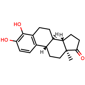 Chemical structure of 4-Hydroxyestrone , CAS 3131-23-5, AChemBlock X195284