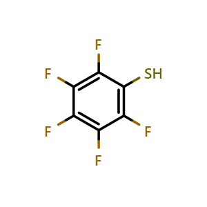 Chemical structure of Pentafluorothiophenol , CAS 771-62-0, AChemBlock X195379