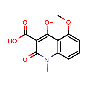 4-Hydroxy-5-methoxy-1-methyl-2-oxo-1,2-dihydroquinoline-3-carboxylic acid