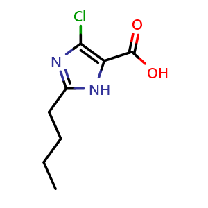 2-Butyl-4-chloro-1H-imidazole-5-carboxylic acid