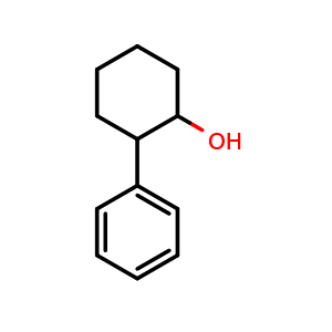 Chemical structure of 2-Phenylcyclohexanol , CAS 1444-64-0, AChemBlock X195450