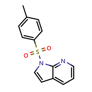 Chemical structure of 1-Tosyl-1H-pyrrolo[2,3-b]pyridine , CAS 348640-02-8, AChemBlock X195451