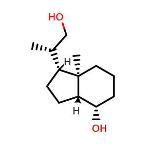 Chemical structure of Inhoffen Lythgoe diol , CAS 64190-52-9, AChemBlock X195460