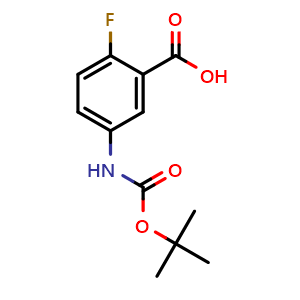 5-[(tert-Butoxycarbonyl)amino]-2-fluorobenzoic acid