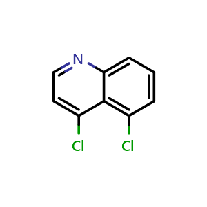 Chemical structure of 4,5-Dichloroquinoline , CAS 21617-18-5, AChemBlock X195505