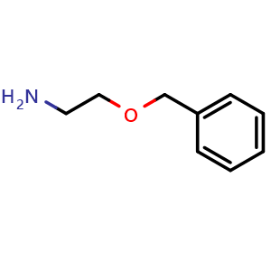 Chemical structure of 2-(Benzyloxy)-1-ethanamine , CAS 38336-04-8, AChemBlock X195524