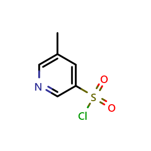 Chemical structure of 5-Methyl-3-pyridinesulfonyl chloride , CAS 166337-57-1, AChemBlock X195550