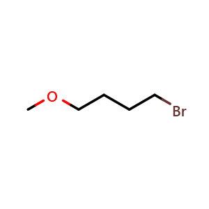 Chemical structure of 1-Bromo-4-methoxybutane , CAS 4457-67-4, AChemBlock X195564