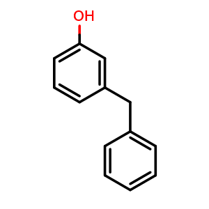 Chemical structure of 3-Benzylphenol , CAS 22272-48-6, AChemBlock X195580
