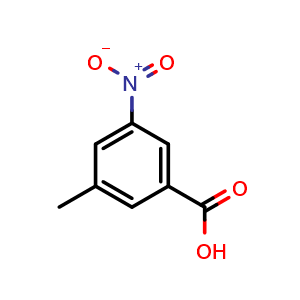 Chemical structure of 3-Methyl-5-nitrobenzoic acid , CAS 113882-33-0, AChemBlock X195583