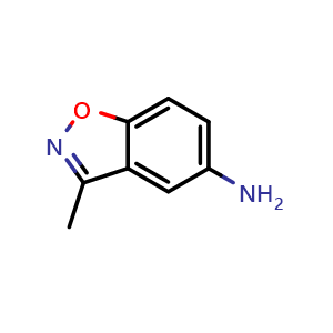 Chemical structure of 5-Amino-3-methylbenzo[d]isoxazole , CAS 851768-35-9, AChemBlock X195603