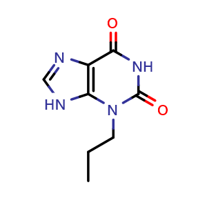 Chemical structure of Enprofylline , CAS 41078-02-8, AChemBlock X195641