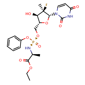 Chemical structure of Sofosbuvir impurity I , CAS 2164516-85-0, AChemBlock X195671