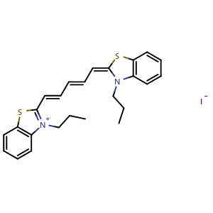 Chemical structure of DiSC3(5) , CAS 53213-94-8, AChemBlock X195678