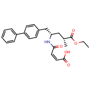 Chemical structure of (Z)2S,4R-Sacubitril , CAS 2751722-77-5, AChemBlock X195693